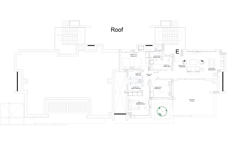 3 BR Penthouse with Sea view- Soma Coves - 5